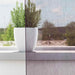 Gordijnen voile met doorvoertules 2 st 140x300 cm paars