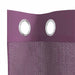 Gordijnen voile met doorvoertules 2 st 140x300 cm paars