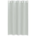 Gordijnen voile met doorvoertules 2 st 140x175 cm lichtgrijs