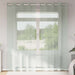Gordijnen voile met doorvoertules 2 st 140x225 cm lichtgrijs