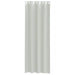 Gordijnen voile met doorvoertules 2 st 140x260 cm lichtgrijs