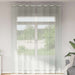 Gordijnen voile met doorvoertules 2 st 140x260 cm lichtgrijs