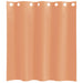 Gordijnen voile met doorvoertules 2 st terracotta