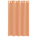 Gordijnen voile met doorvoertules 2 st terracotta