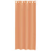 Gordijnen voile met doorvoertules 2 st terracotta