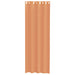 Gordijnen voile met doorvoertules 2 st terracotta