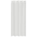 Gordijnen voile met doorvoertules 2 st wit