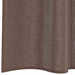 Gordijnen voile met roedezakken 2 st bruin