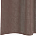 Gordijnen voile met roedezakken 2 st bruin