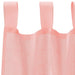 Gordijnen voile met roedezakken 2 st roze