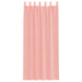 Gordijnen voile met roedezakken 2 st roze