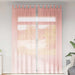Gordijnen voile met roedezakken 2 st roze