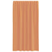 Voile gordijnen met roedezakken 2 st terracotta