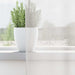 Gordijnen voile met roedezakken 2 st wit