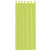 Gordijnen voile met lipje Top 2 st Appelgroen
