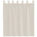Gordijnen voile met Tab Top 2 st crèmekleurig