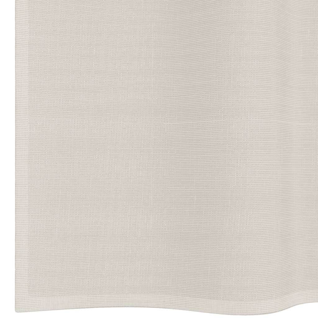 Gordijnen voile met Tab Top 2 st crèmekleurig