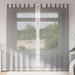 Gordijnen voile met lussen 2 st 140x225 cm donkergrijs