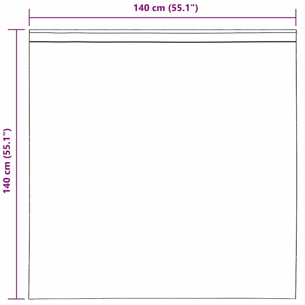 Gordijnen voile met lussen 2 st 140x140 cm lichtroze