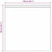 Gordijnen voile met lussen 2 st 140x140 cm lichtroze