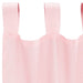 Gordijnen voile met lussen 2 st 140x175 cm lichtroze