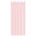 Gordijnen voile met lussen 2 st 140x260 cm lichtroze