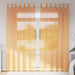 Gordijnen met lus 2 st 140x225 cm oranje