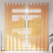 Gordijnen met lussen 2 st 140x245 cm oranje