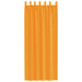 Gordijnen Voile met lussen 2 st 140x260 cm oranje