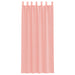 Gordijnen voile met lussen 2 st 140x225 cm roze