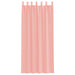Gordijnen met lussen 2 st 140x245 cm roze