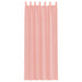 Gordijnen voile met lussen 2 st 140x260 cm roze