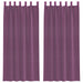 Gordijnen voile met lussen 2 st 140x225 cm paars