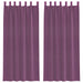 Gordijnen met lussen 2 st 140x245 cm paars