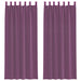 Gordijnen met lussen 2 st 140x260 cm paars
