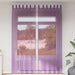 Gordijnen met lussen 2 st 140x260 cm paars