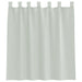 Gordijnen voile met lussen 2 st 140x140 cm lichtgrijs