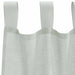 Gordijnen voile met lussen 2 st 140x140 cm lichtgrijs