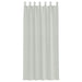 Gordijnen voile met lussen 2 st 140x225 cm lichtgrijs