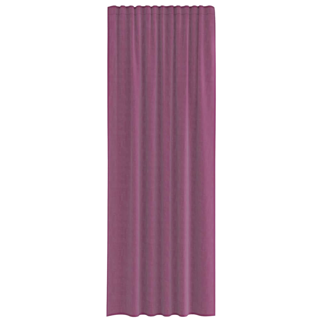 Gordijnen voile met lussen 2 st 140x140 cm koningsblauw