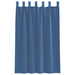 Gordijnen voile met lussen 2 st 140x175 cm koningsblauw
