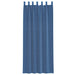 Gordijnen voile met lussen 2 st 140x260 cm koningsblauw