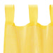 Gordijnen voile met lussen 2 st 140x225 cm geel