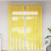 Gordijnen met lussen 2 st 140x260 cm geel