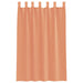 Gordijnen voile met lussen 2 st terracotta 140x175 cm