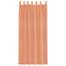 Gordijnen voile met lussen 2 st terracotta 140x225 cm