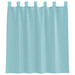 Gordijnen Voile met lussen 2 st 140x140 cm turkoois