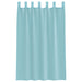 Gordijnen voile met lussen 2 st 140x175 cm turkoois