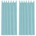 Gordijnen voile met lussen 2 st 140x245 cm turkoois