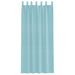 Gordijnen voile met lussen 2 st 140x245 cm turkoois